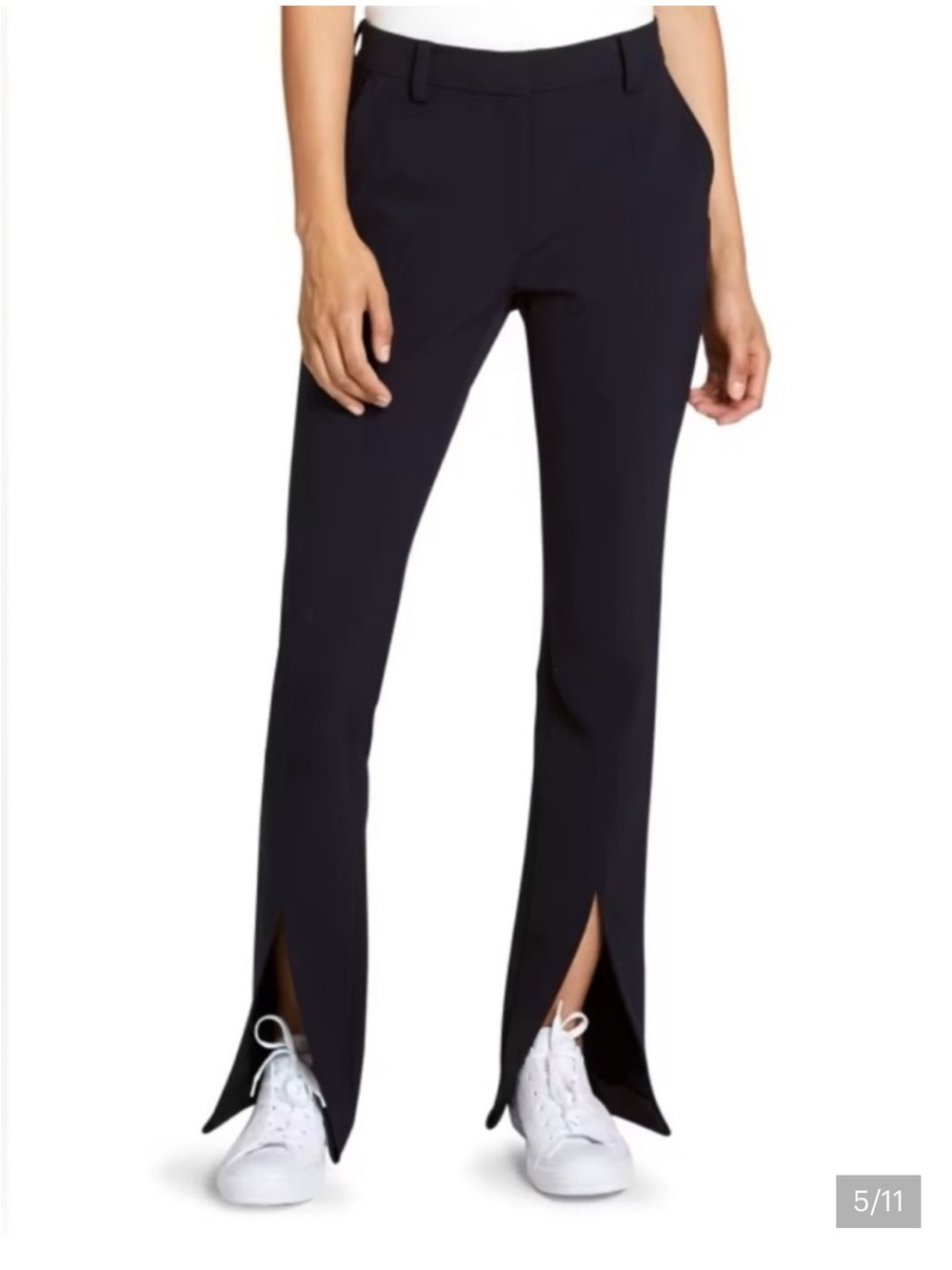 A.L.C. Black Boot-Cut Tailored Pants